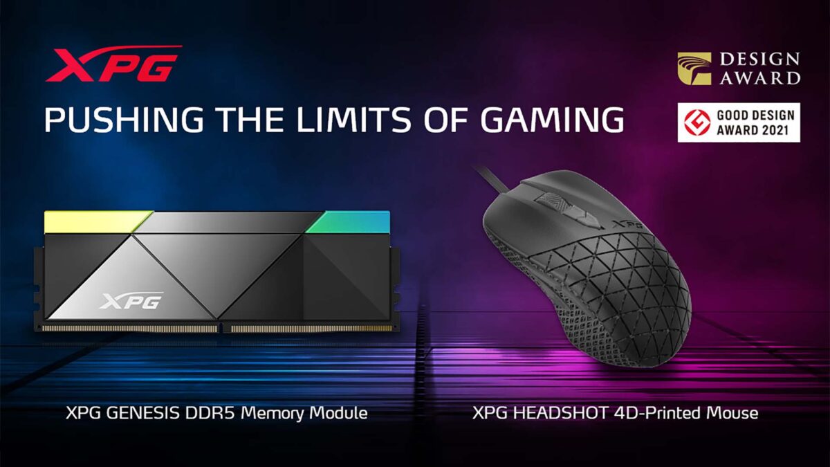 XPG HEADSHOT Fare ve GENESIS DDR5 RAM’e Tasarım Ödülü