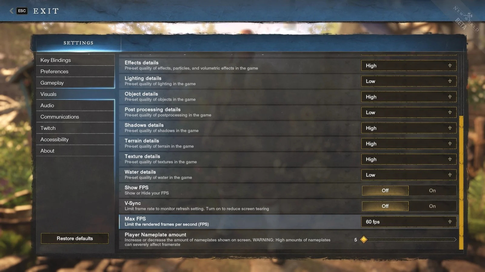 Amazon New World FPS nasıl arttırılır? Fabrikatik