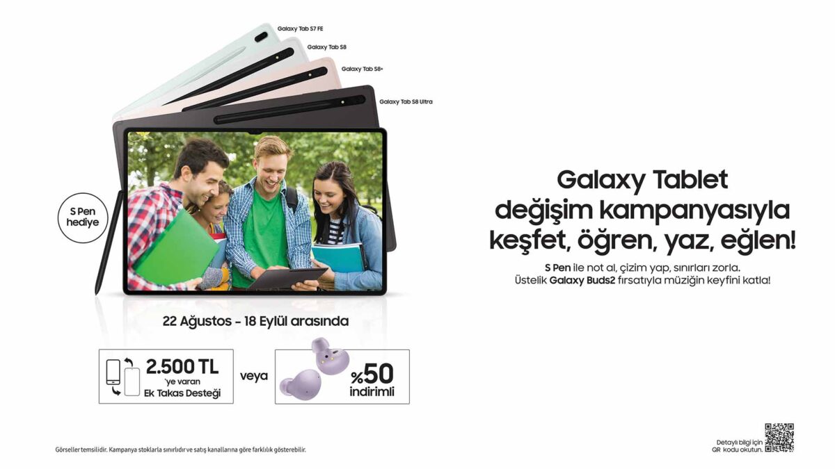 Samsung’dan okula dönüş öncesi yılın en büyük Galaxy tablet kampanyası!