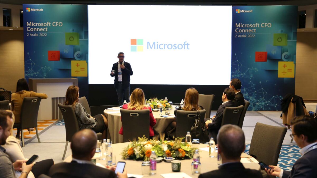 Finans liderleri Microsoft Türkiye’nin müthiş etkinliği CFO Connect’te bir araya geldi