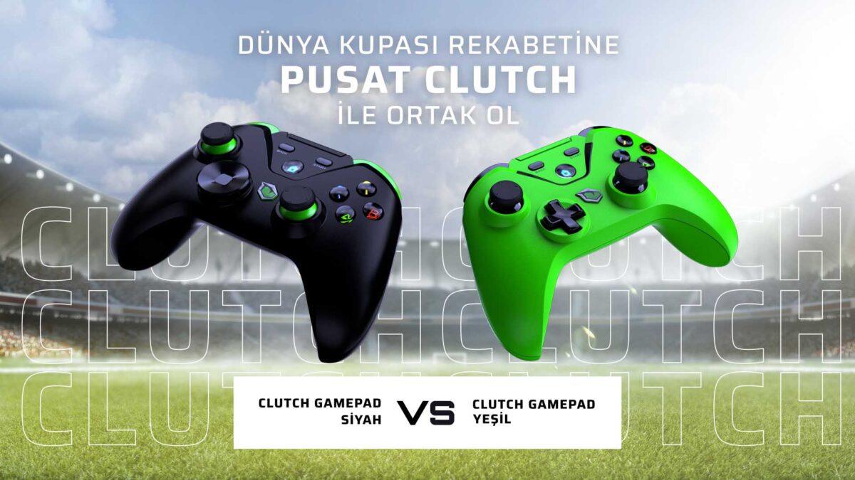 Pusat Clutch Gamepad’den, müthiş kampanya! İkinci gamepad %50 indirimli!