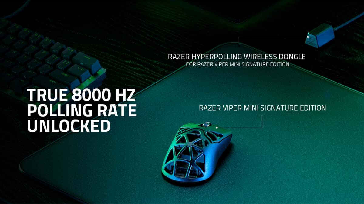 Razer, dünyanın ilk gerçek 8000 Hz kablosuz yoğunlama oranı sunan güncellemesini yayınladı!