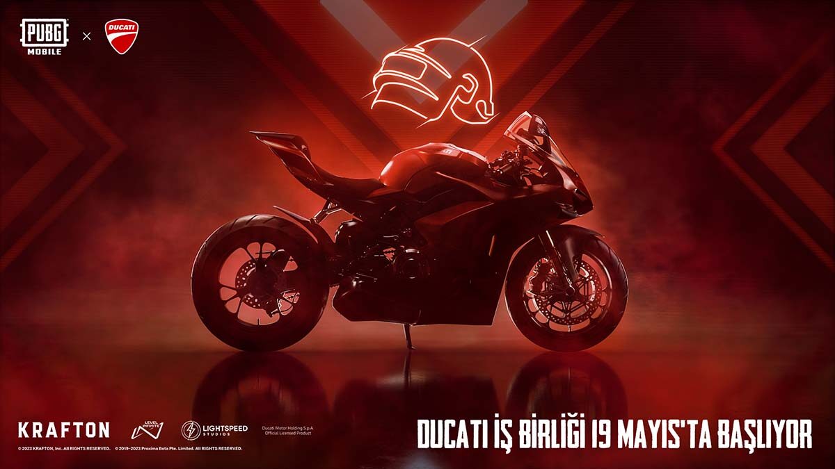 PUBG Mobile, İtalyan motosiklet markası Ducati iş birliğini duyurdu