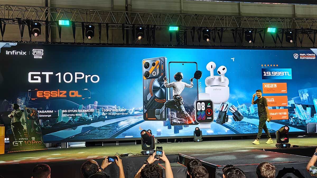 Infinix GT 10 Pro üstün oyun performansı ile resmi olarak tanıtıldı!