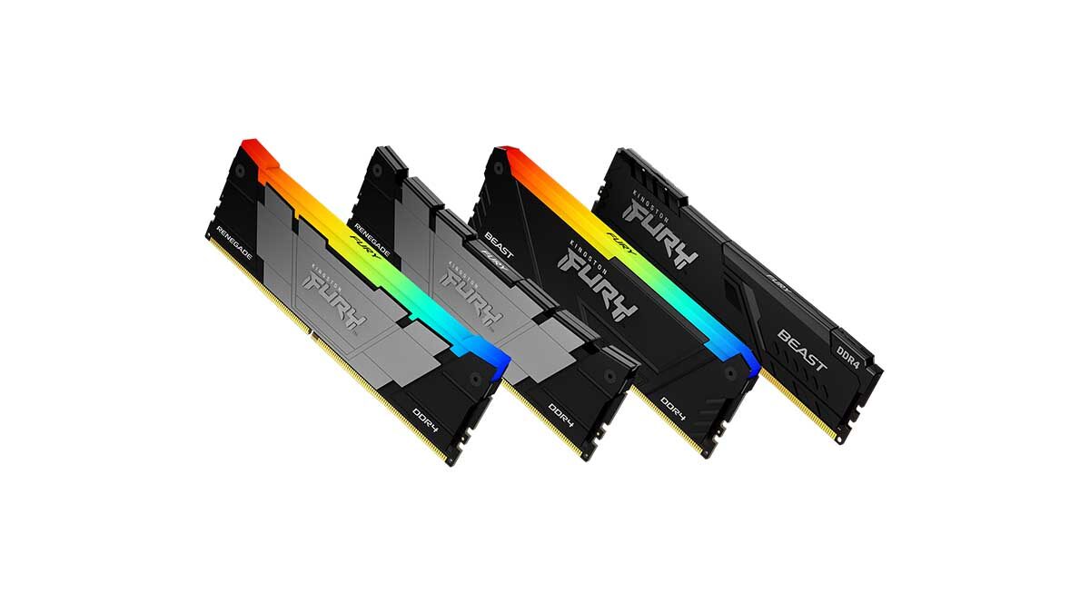 Kingston Fury DDR4 UDIMM bellekler yeni görünümüyle dikkat çekecek