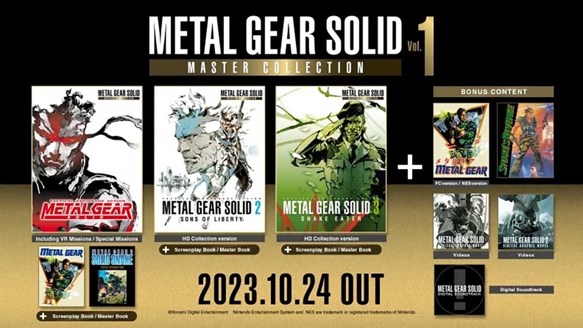 Metal Gear Solid: Master Collection Vol. 1 Nintendo Switch, PlayStation 5, Xbox Series X|S ve Steam ’de çıkıyor