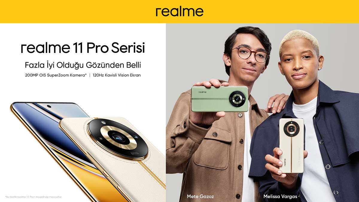 realme 11 Pro Serisi Türkiye’de tanıtıldı