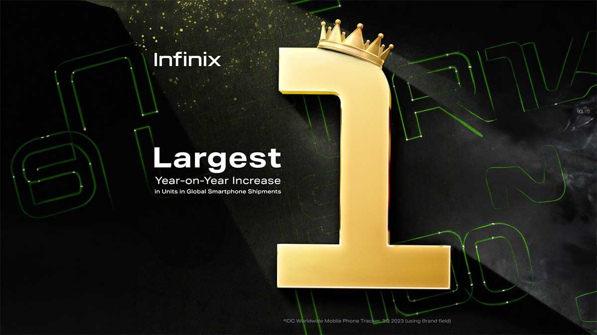 Infinix, 2023 yılının 3’üncü çeyreğinde en çok büyüyen marka oldu!
