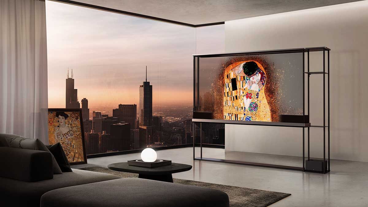 Dünyanın ilk kablosuz şeffaf OLED TV’si