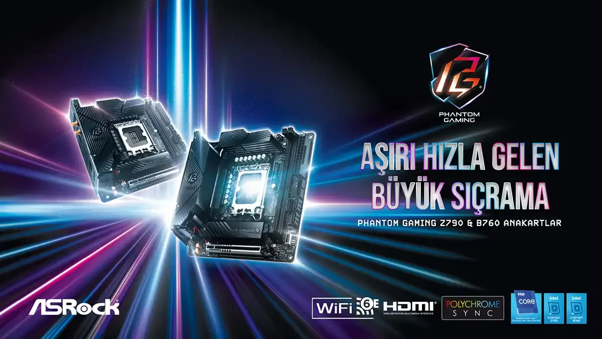 ASRock’tan Yüksek Hız Sağlayan DDR5-8600 Destekli ve Dünya Rekoruna Sahip Yeni Anakartlar
