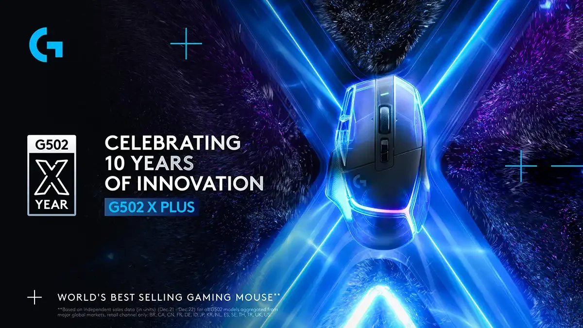Logitech G, Efsane G502 Oyun Mouse’unun 10. Yılını Kutluyor!