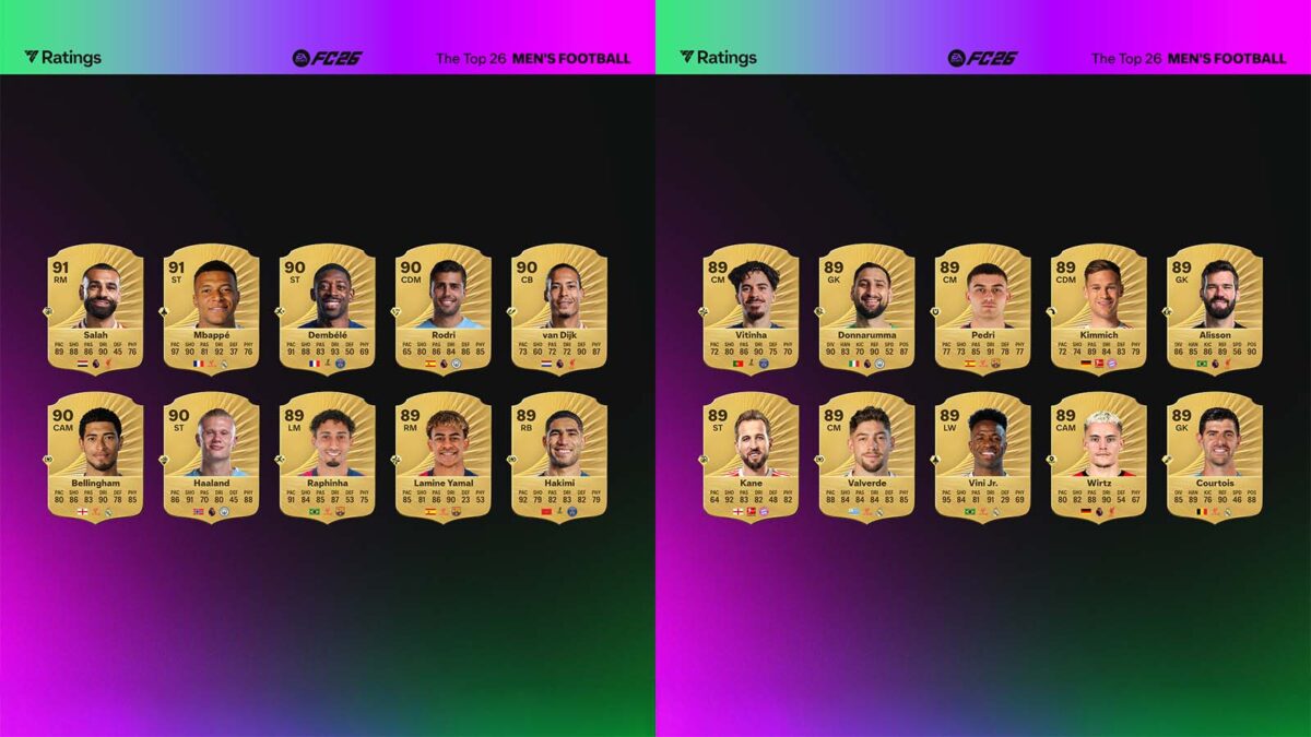 EA SPORTS FC 26 Derecelendirme Haftası En İyi 26 Erkek Ve Kadın Oyuncu İle Başladı!