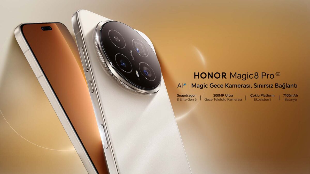 Yapay Zeka Odaklı HONOR Magic8 Pro Türkiye Yolunda!