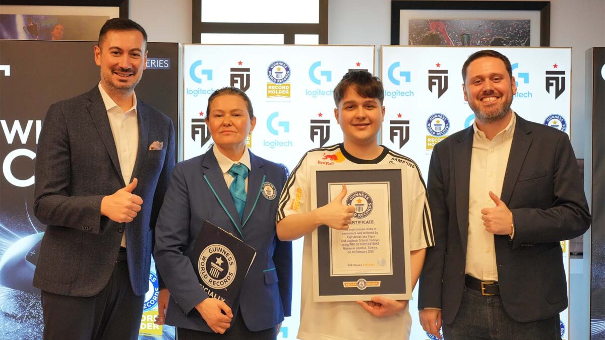 Türkiye’den Guinness World Records başarısı: Logitech G PRO X2 SUPERSTRIKE ile Tıklama Rekoru