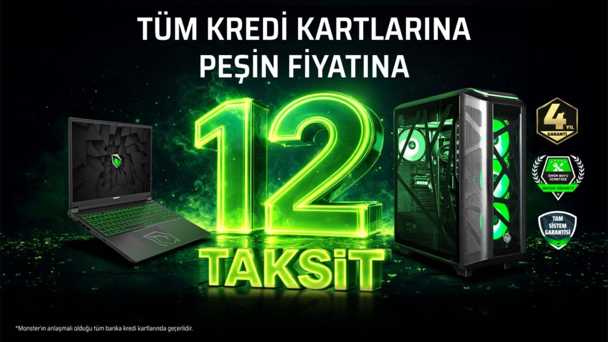 Monster Bilgisayar’dan Şubat Ayına Özel Performans Çıkartması