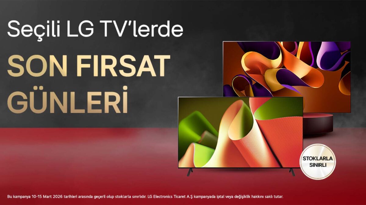 LG Türkiye’den Dev TV Kampanyası: OLED ve QNED Modellerinde Son Stok Fırsatları