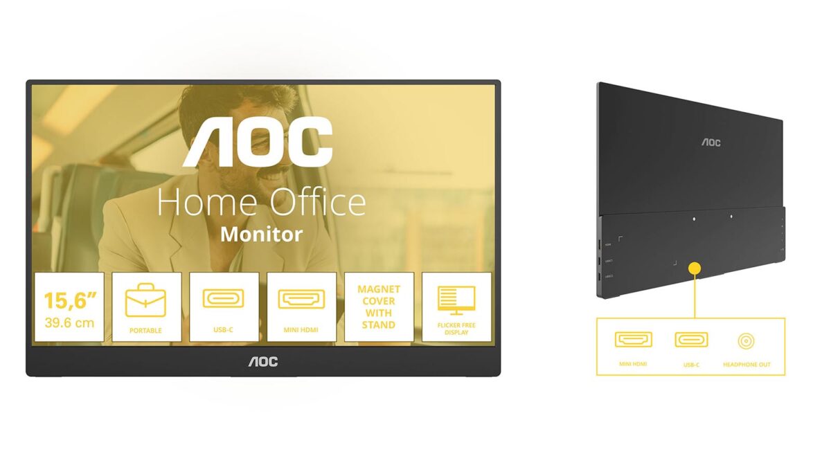 AOC 16T20E2 Taşınabilir Monitör Tanıtıldı: Özellikleri ve Türkiye Fiyatı