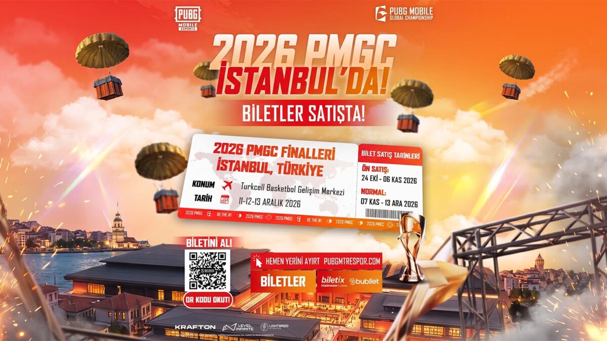 PUBG MOBILE 2026 Dünya Şampiyonası İstanbul’da: Biletler Erken Dönem Avantajıyla Satışa Çıktı