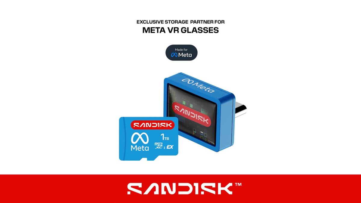 Sandisk, Meta VR Glasses’ın Özel Depolama Ortağı Oldu