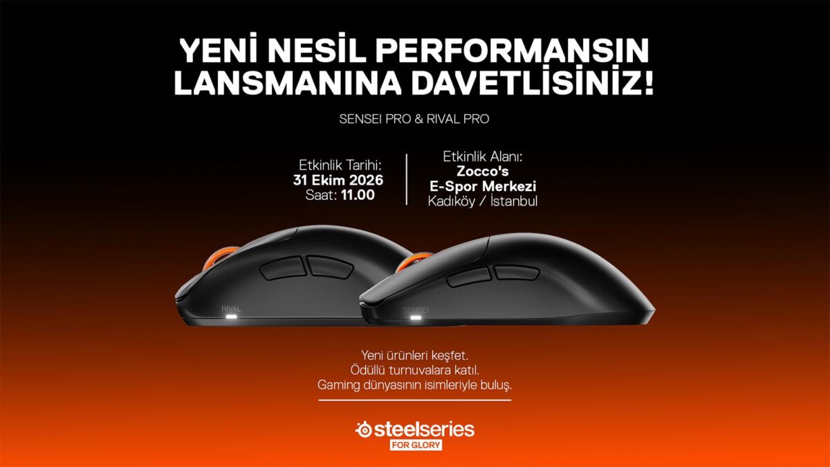 SteelSeries, Yeni Rival Pro ve Sensei Pro Modellerini İstanbul’da Tanıtıyor
